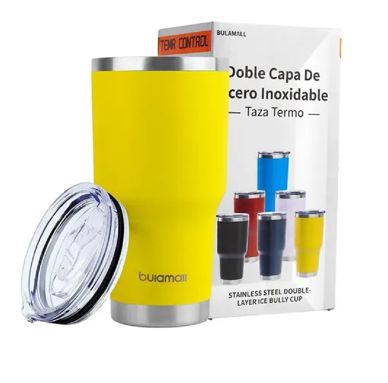 Termo Portátil De Acero Inoxidable De 30 Oz Amarillo