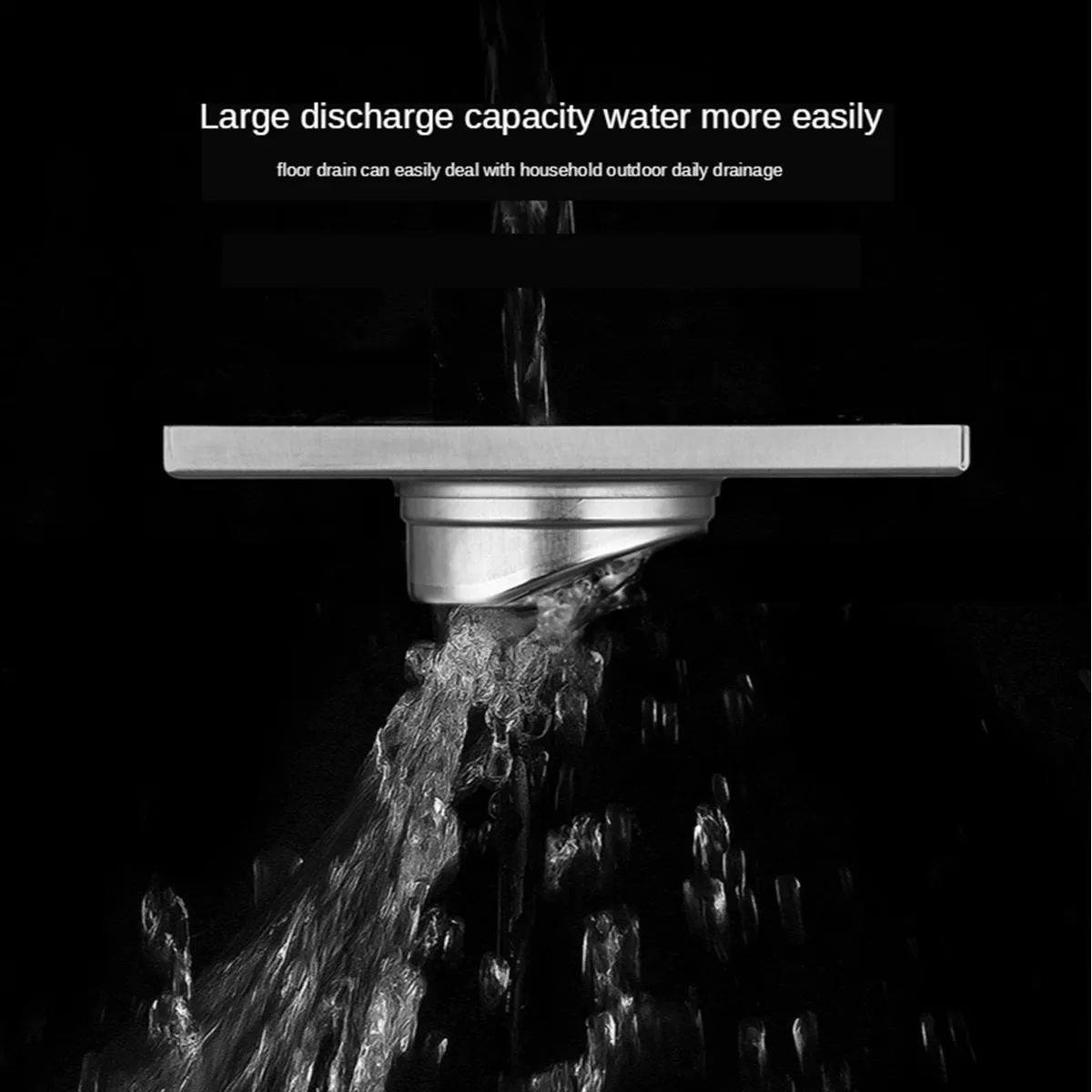 Coladera 15*15cm Acero Inoxidable