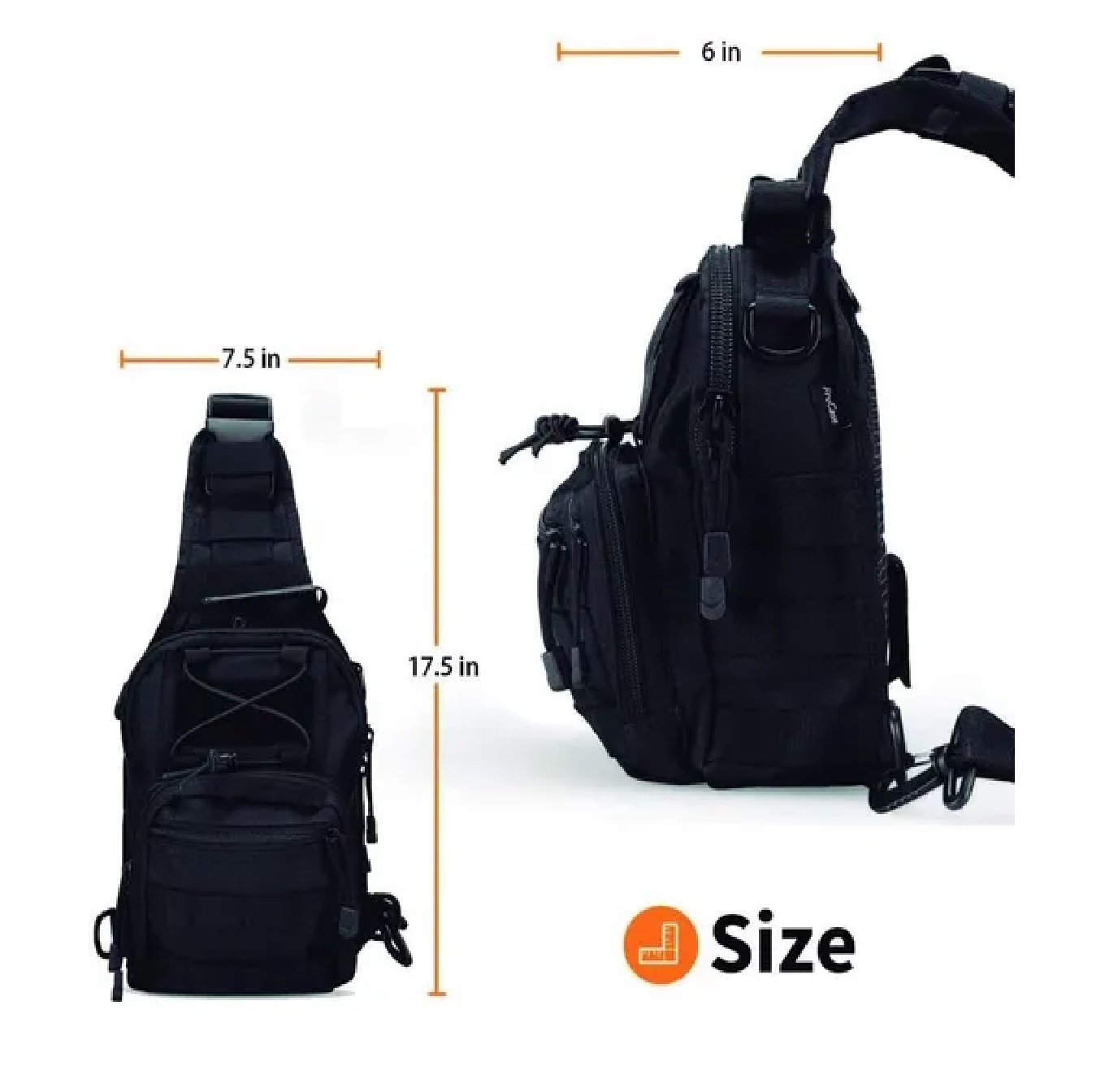 Mochila Táctica Militar Multiusos Pechera Cruzada