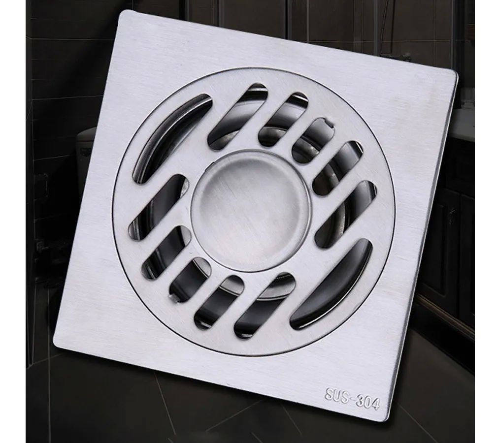 Coladera De Acero Inoxidable Drenaje Rápido Piso Desagüe