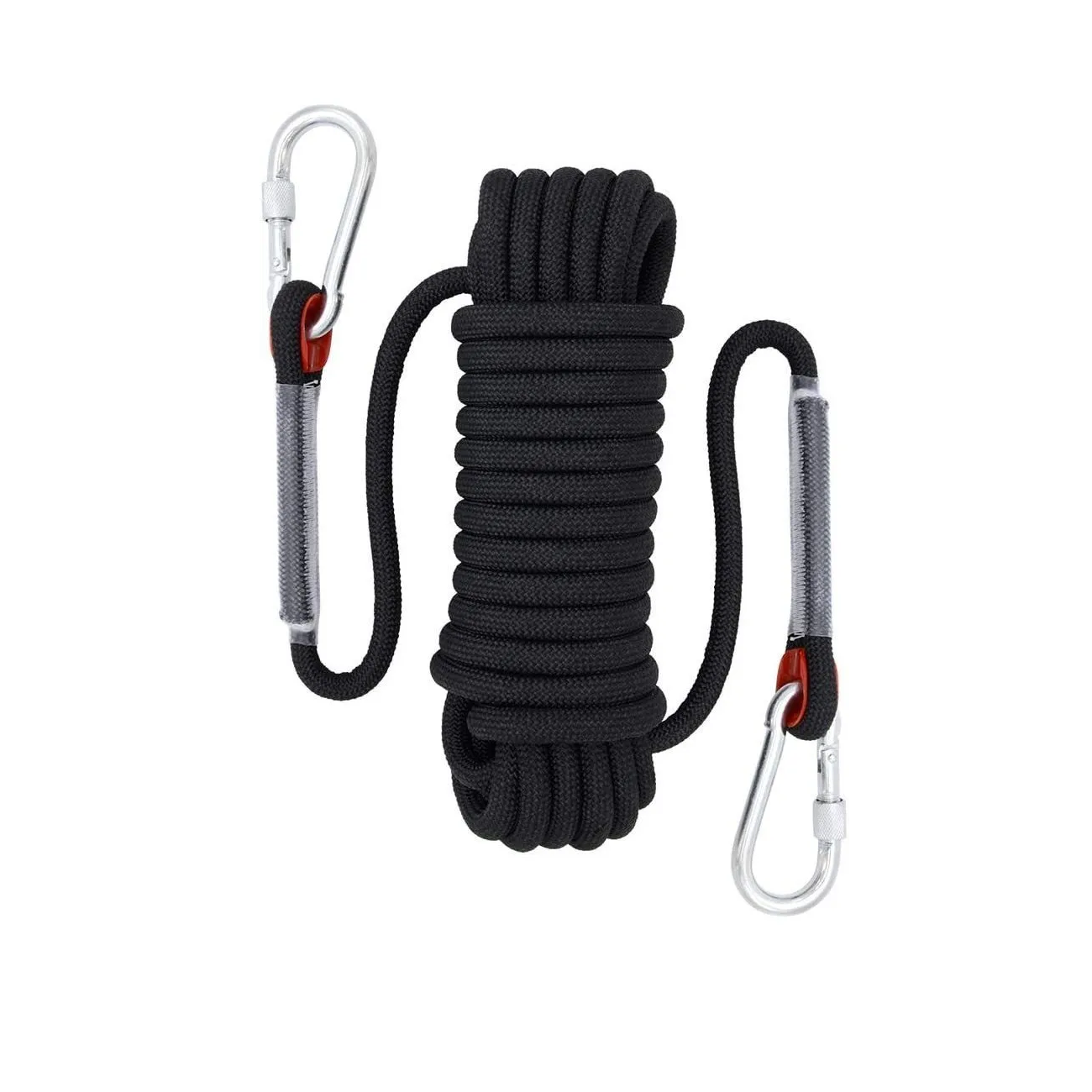 Cuerda Negra  Paracord De 12mm Para Escalada De Montaña, 10 M