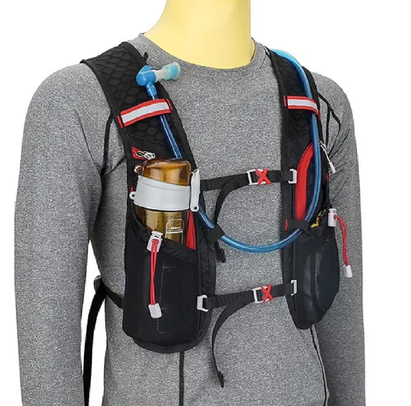 Mochila De Hidratación Con Depósito Flexible De Agua De 2 L