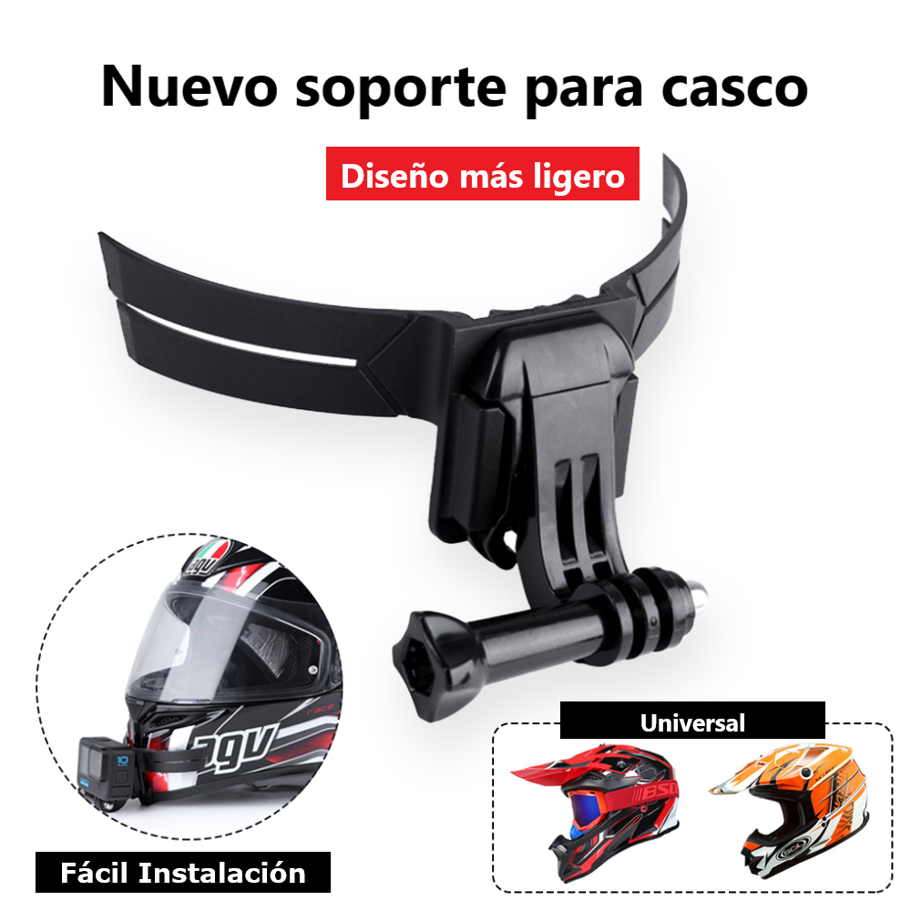 Soporte Montura Porta Camara Para Casco De Moto Gopro Actioncam