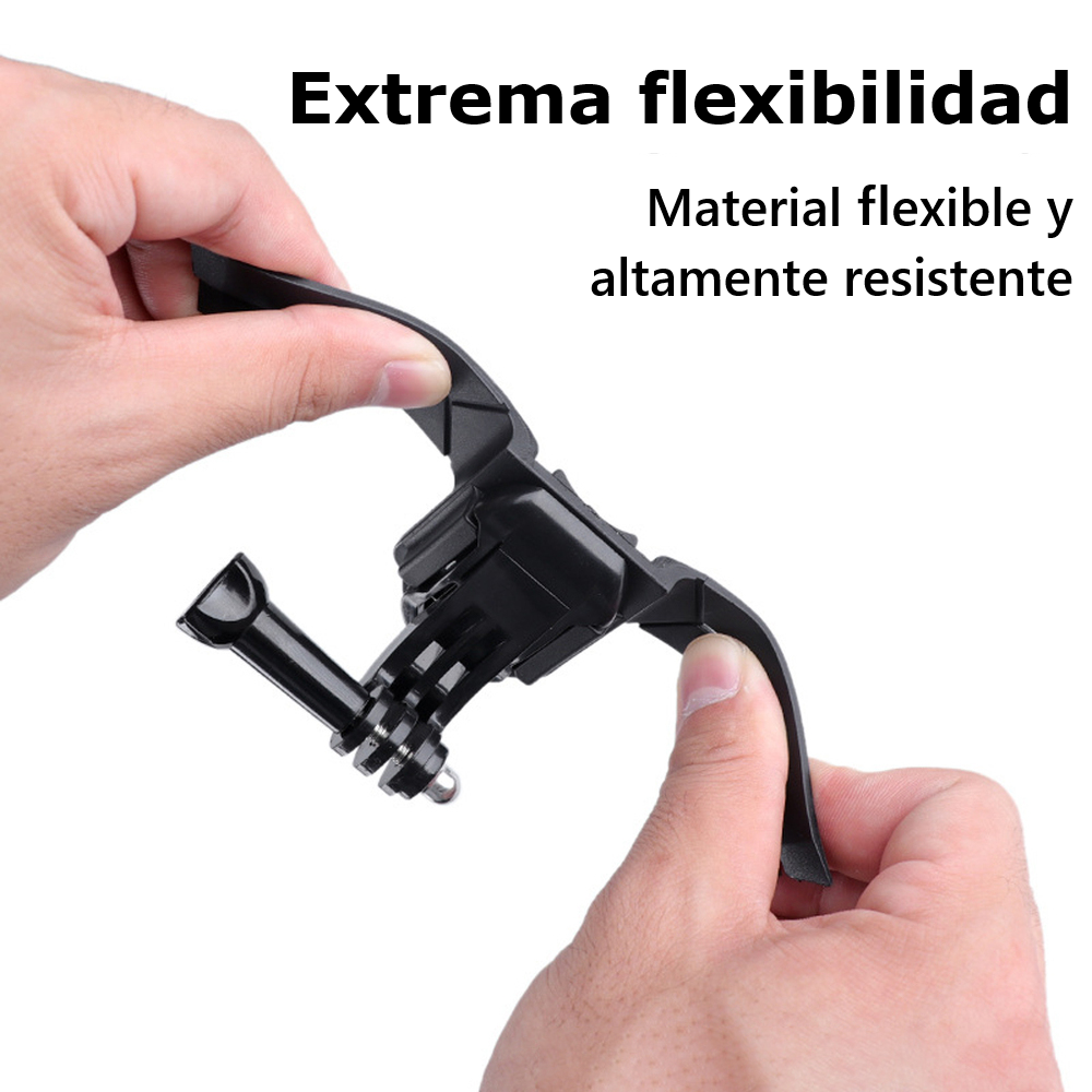 Soporte Montura Porta Camara Para Casco De Moto Gopro Actioncam