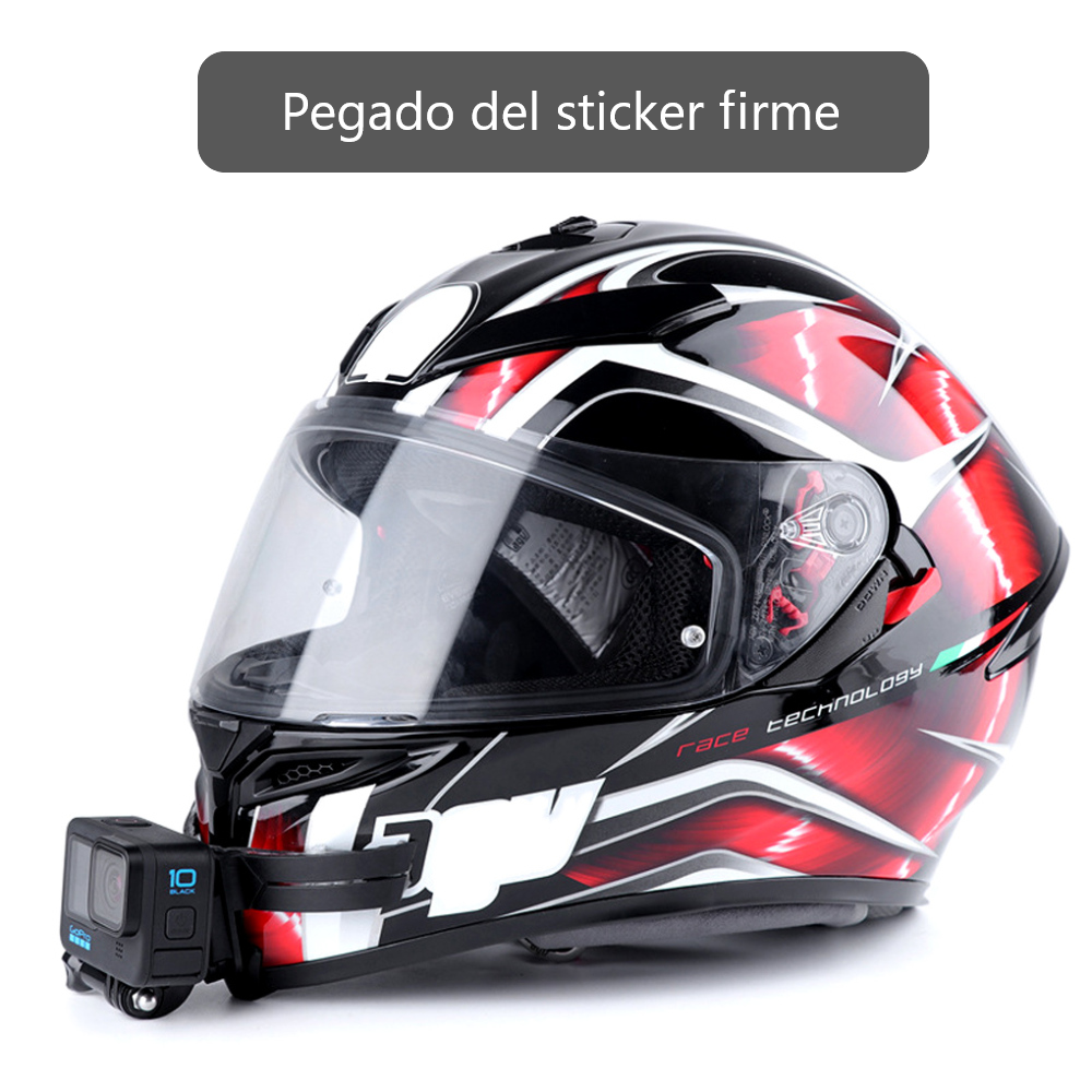 Soporte Montura Porta Camara Para Casco De Moto Gopro Actioncam