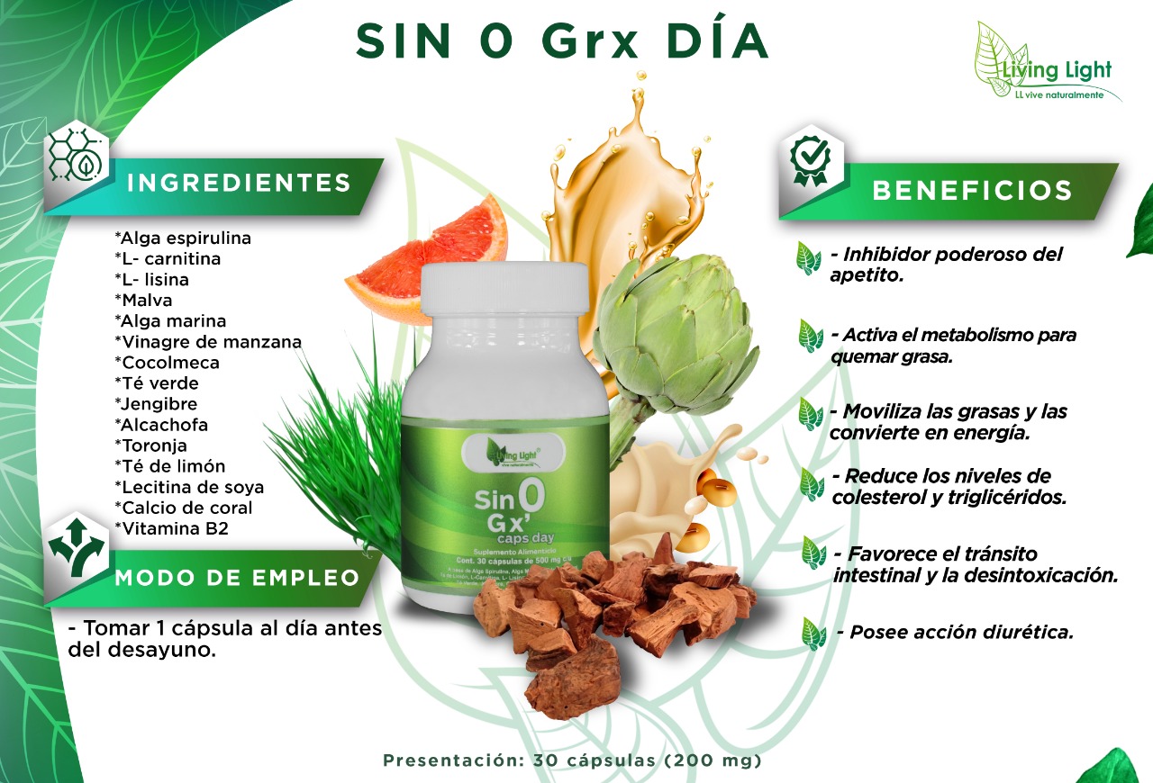 Baja de Peso, Quema Grasa y Convierte en Energía - Sin 0 Gx Caps. Day y Night