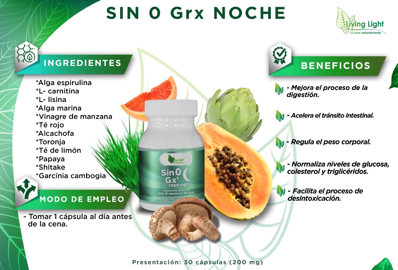 Baja de Peso, Quema Grasa y Convierte en Energía - Sin 0 Gx Caps. Day y Night