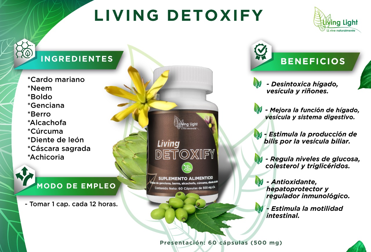 Desintoxica Higado, Vesícula y Riñones - Detoxify