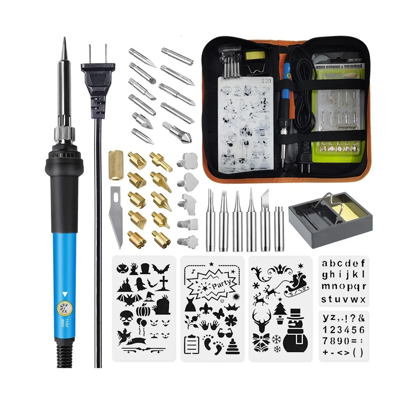 Kit De Soldadura Eléctrica De Cautín 39 pzs