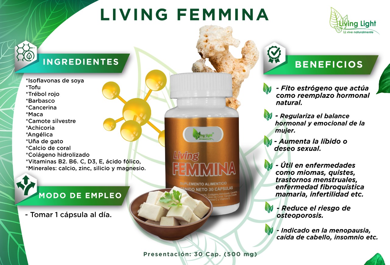 Quistes, Miomas, Enfermedades Mamarias, Infertilidad - Femmina (2 Frascos).