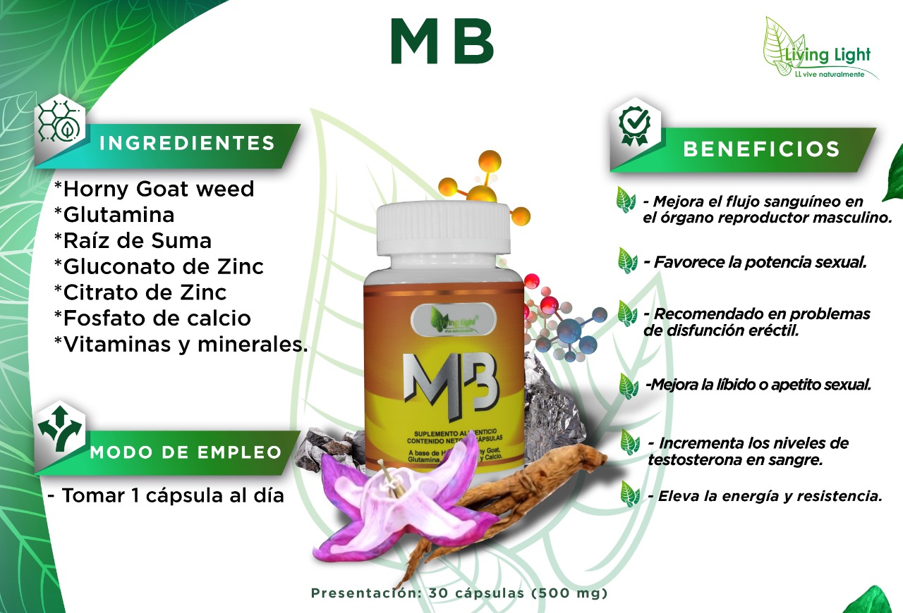 Disfunción Eréctil? Favorece Potencia Sexual, Estimula el Líbido - MB