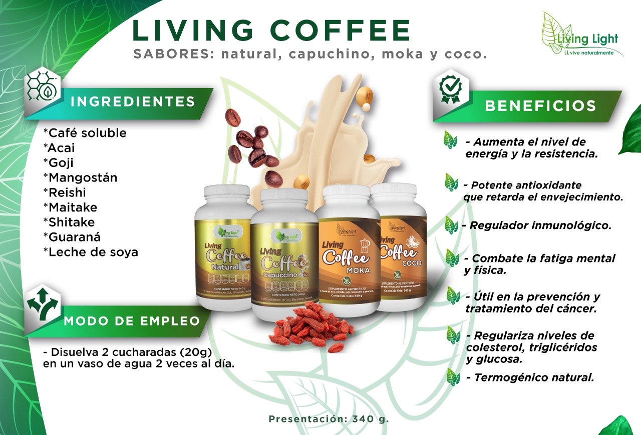 Coffee, Café Quemador de Grasa Aumenta Energía y Resistencia.