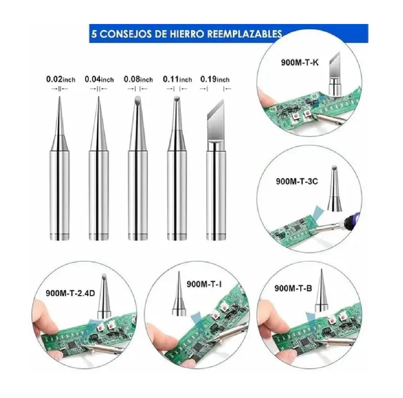 Kit De Soldador Eléctrico 376 Pcs Cautin Regulable 110v 60w