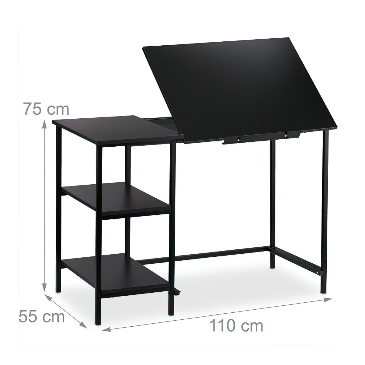 Escritorio reclinable mesa de dibujo con soporte inclinable restirador extensible