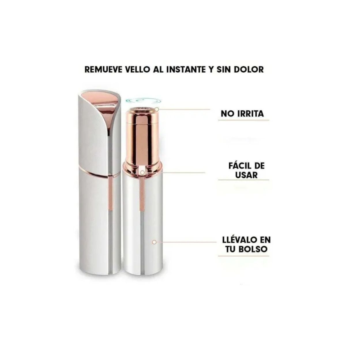 Removedor de vello facial 