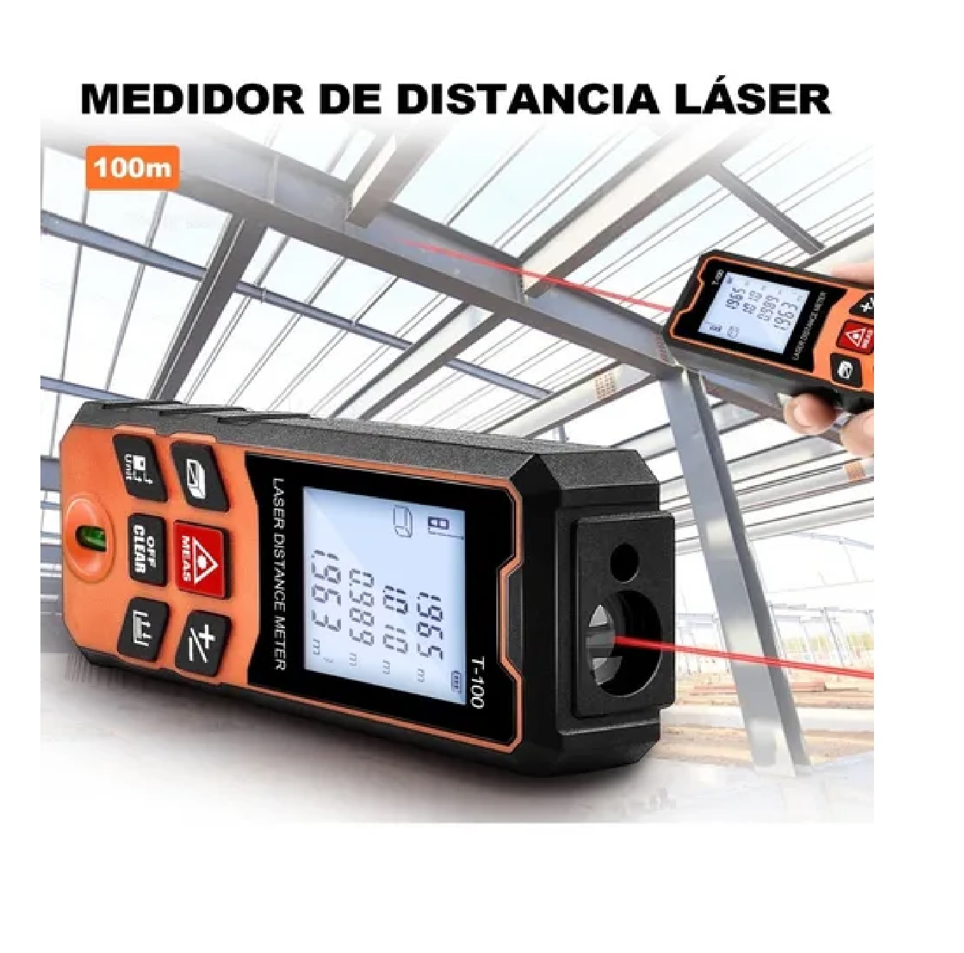 Telemetro Medidor Laser Distanciometro 100m Distancia
