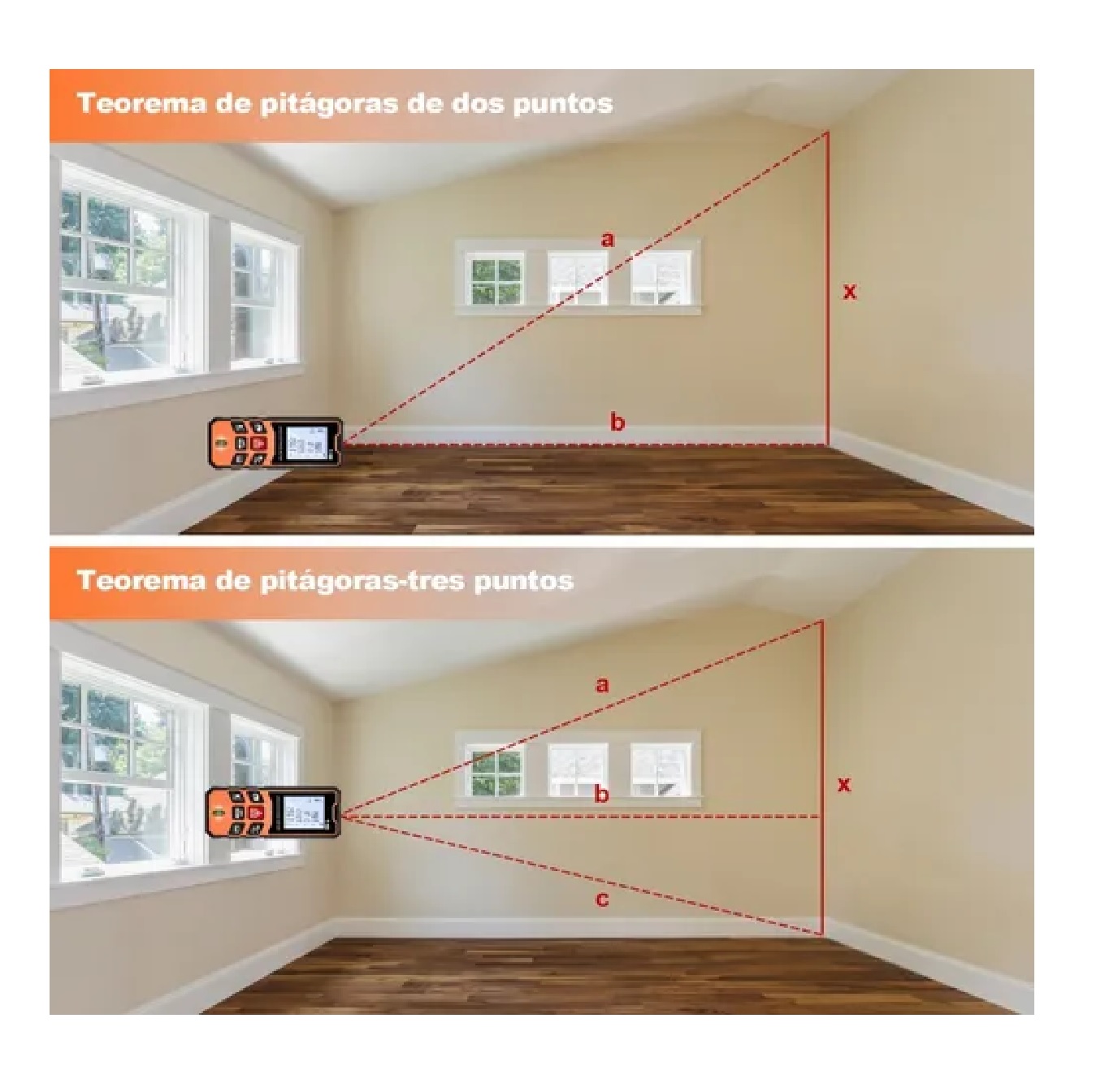 Telemetro Medidor Laser Distanciometro 100m Distancia