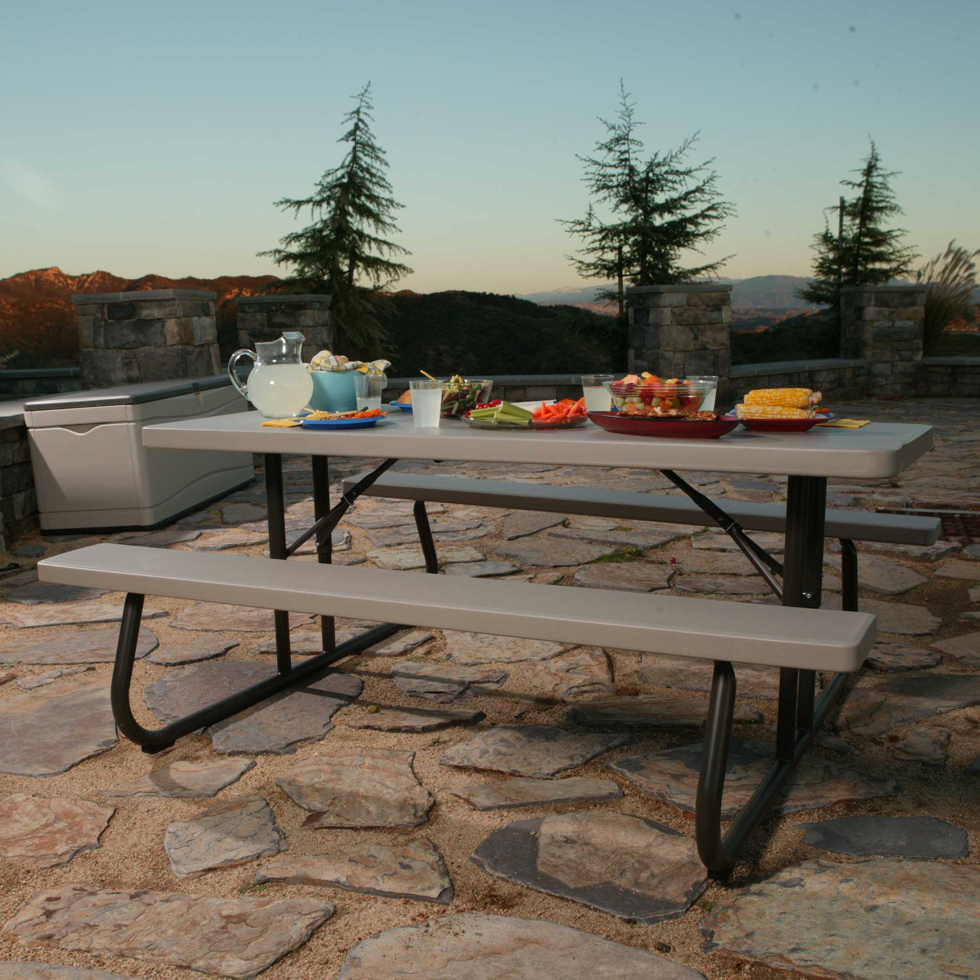 Mesa De Picnic Rectangular 1.83m Lifetime