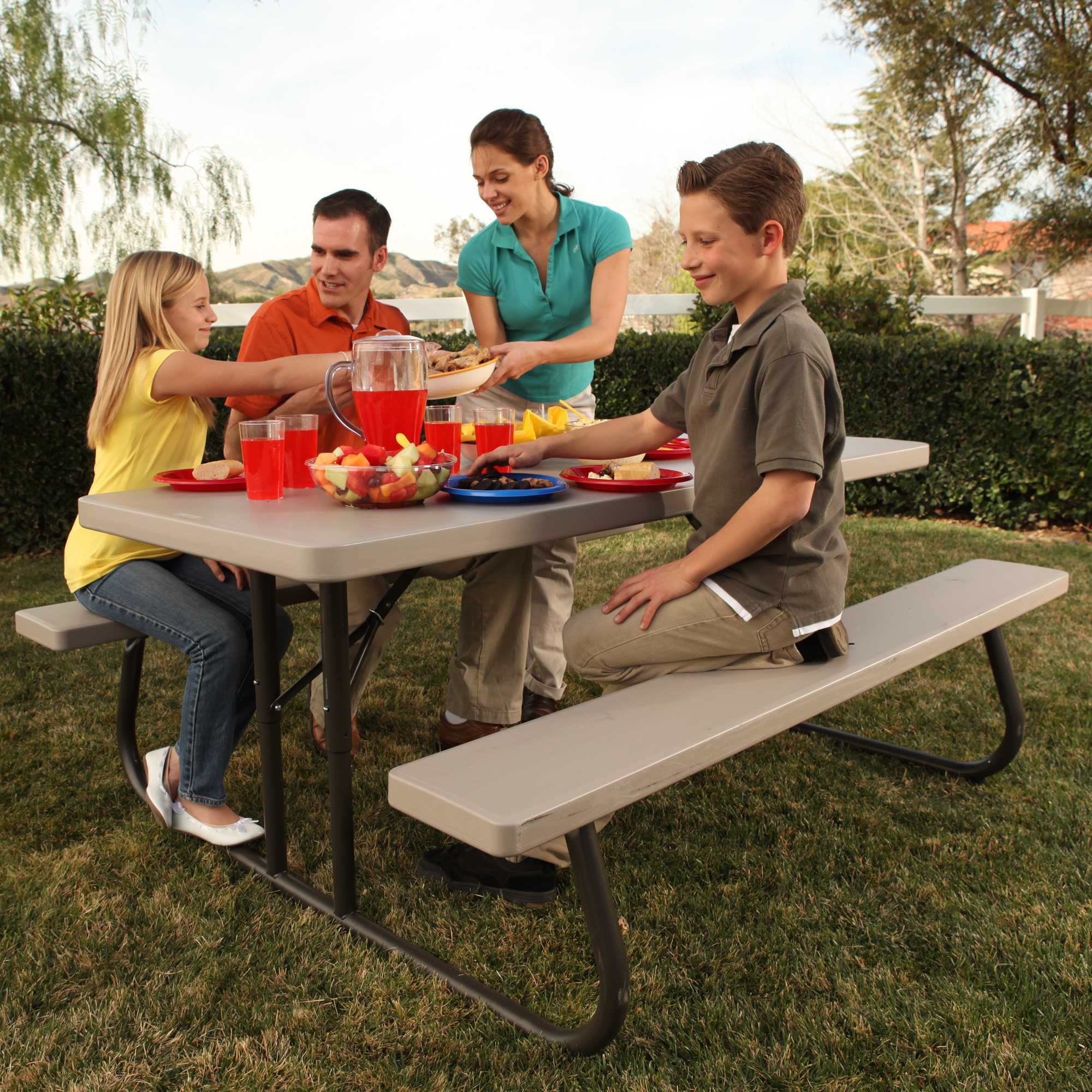 Mesa De Picnic Rectangular 1.83m Lifetime