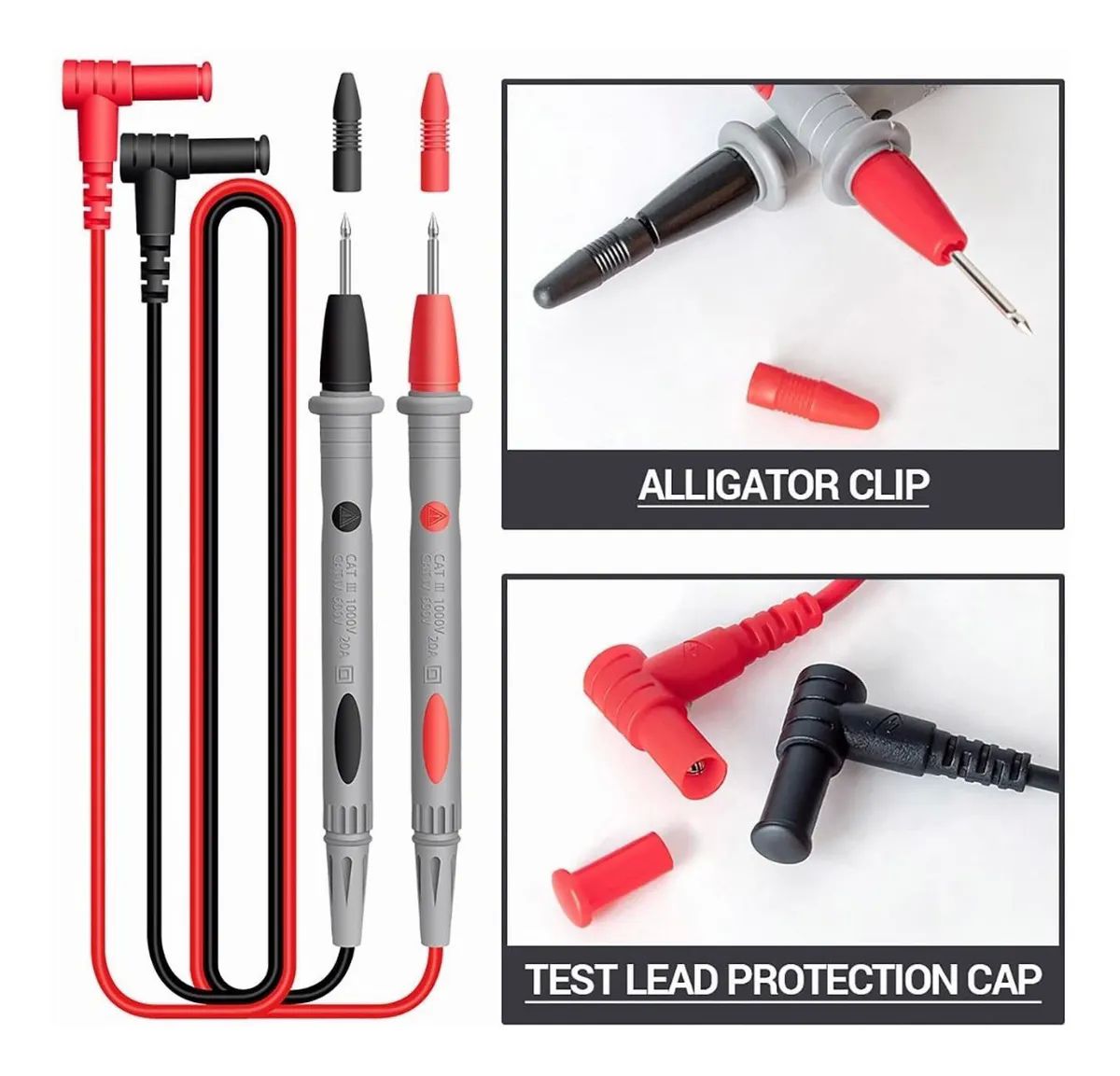 Multímetro De Pinza Amperimétrica Digital De 4000 Cuentas
