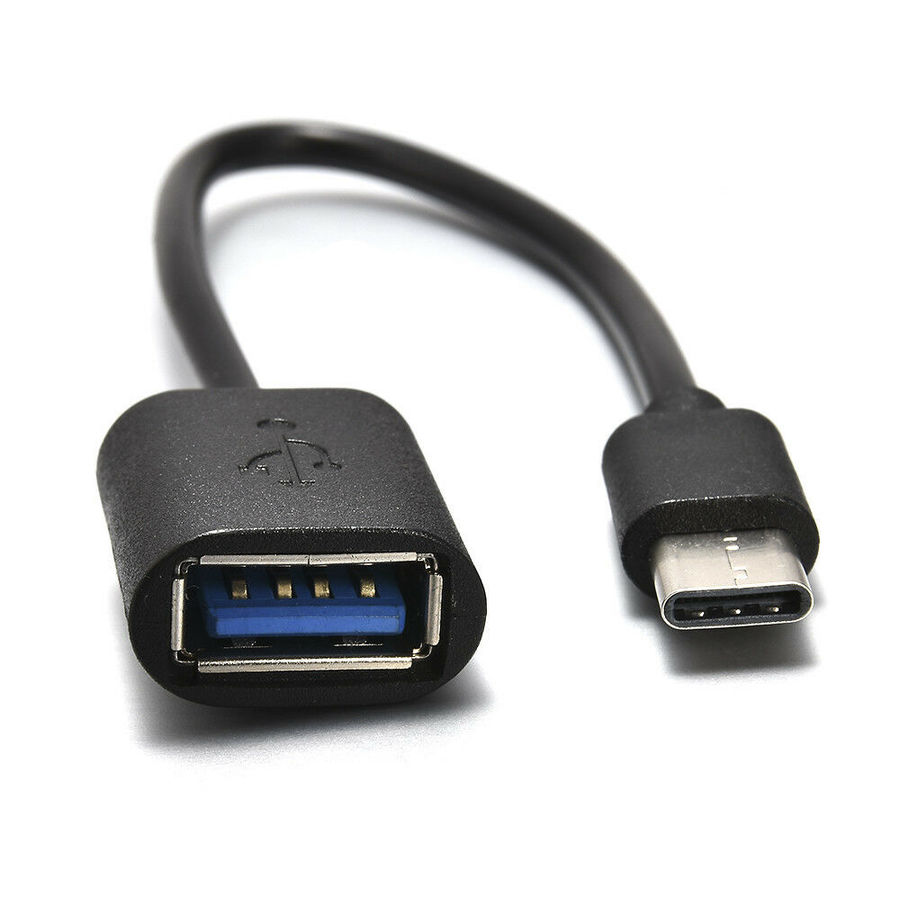 Cable convertidor adaptador OTG USB-C 3.1 tipo C macho a USB 3.0 tipo A  hembra
