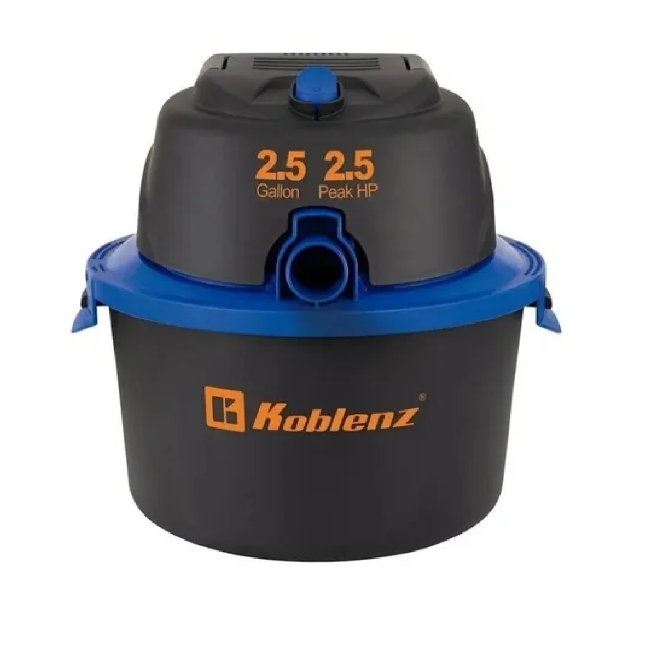 Aspiradora industrial 2.5 gal negra/azul 120v