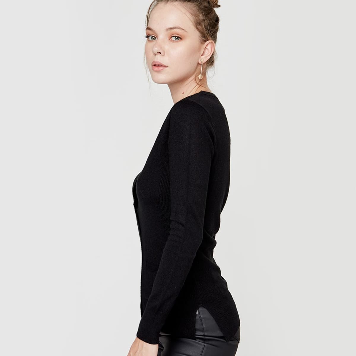 Sweater Casual Sao Paulo color Negro para Mujer 154626