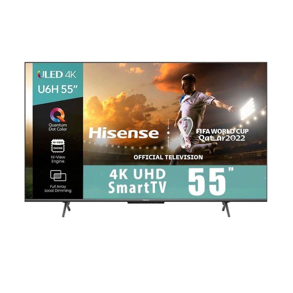 Pantalla Hisense 55 Pulgadas Quantum ULED 4K 55U6H