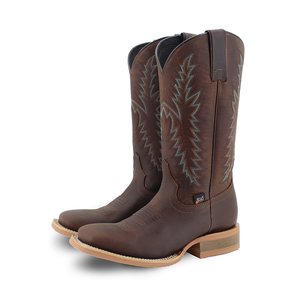 Botas De Rodeo Justin Boots Para Mujer 5459 Punta Ancha