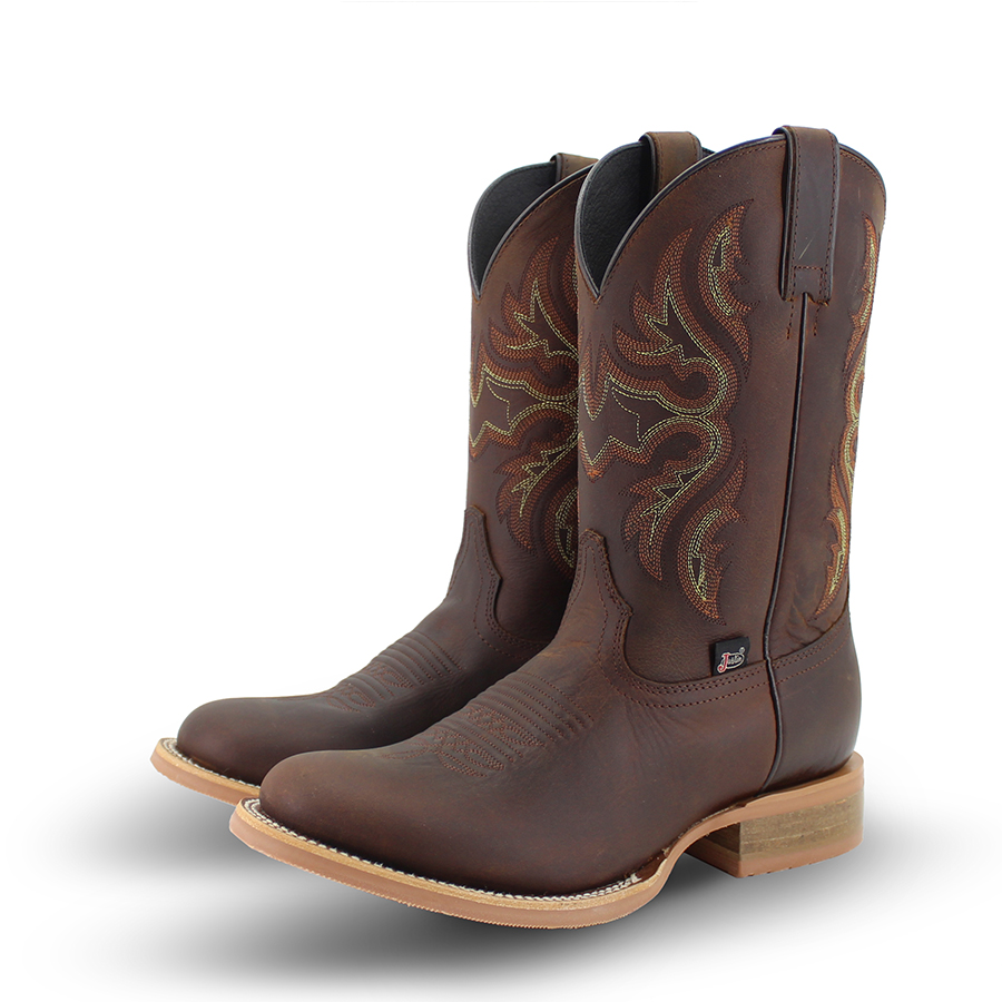 Botas Para Hombre Estilo Vaquero Justin Boots 5462 Punta Redonda