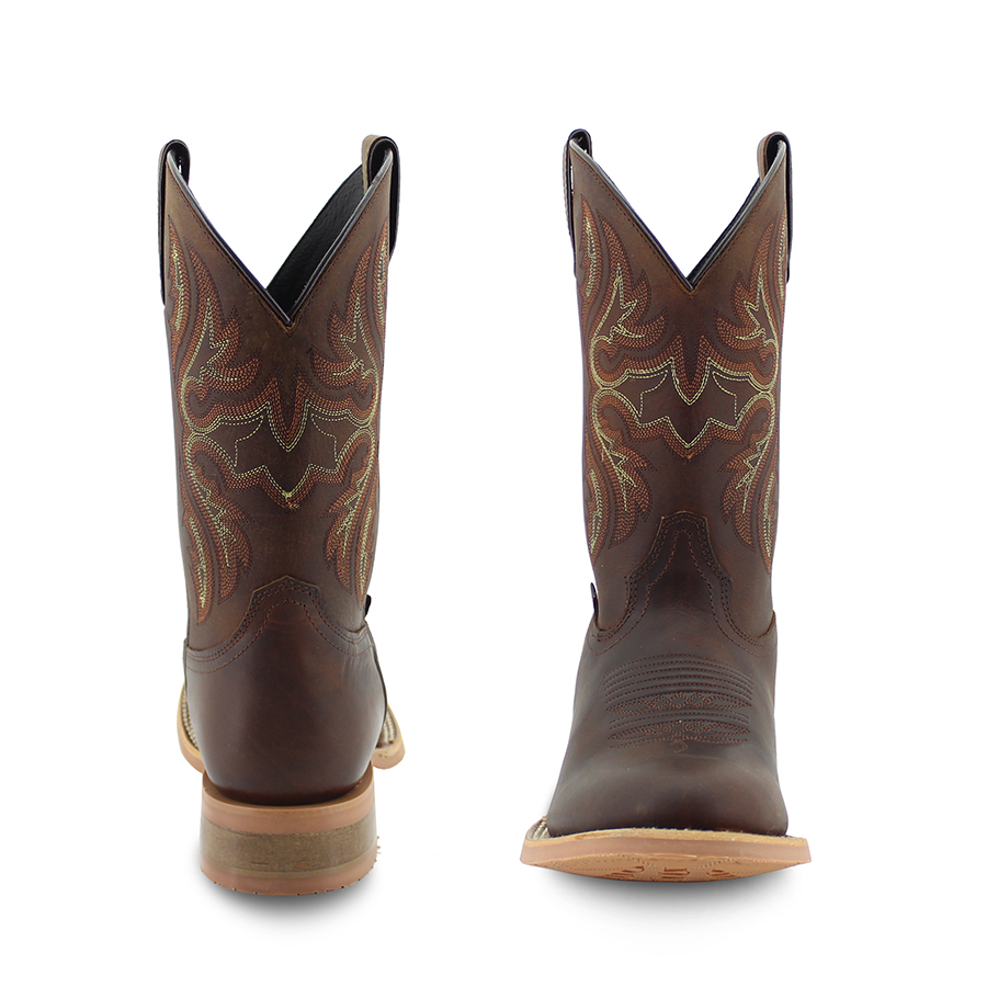 Botas Para Hombre Estilo Vaquero Justin Boots 5462 Punta Redonda