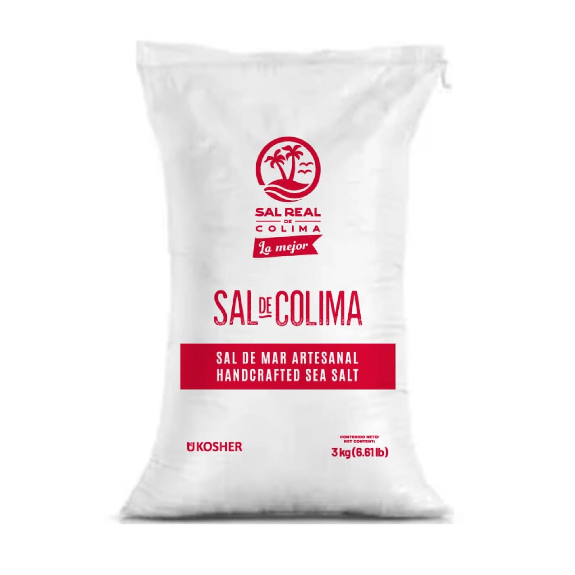 Sal de mar artesanal Sal Real de Colima costal de 3 kg