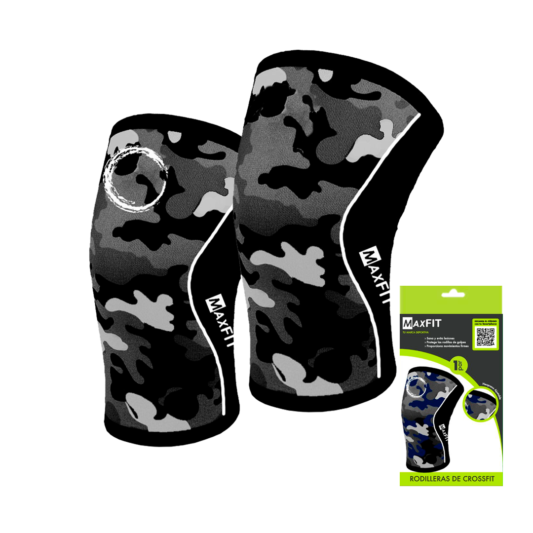 Rodilleras Elasticas De Neopreno Crossfit -gym Maxfit Gm424