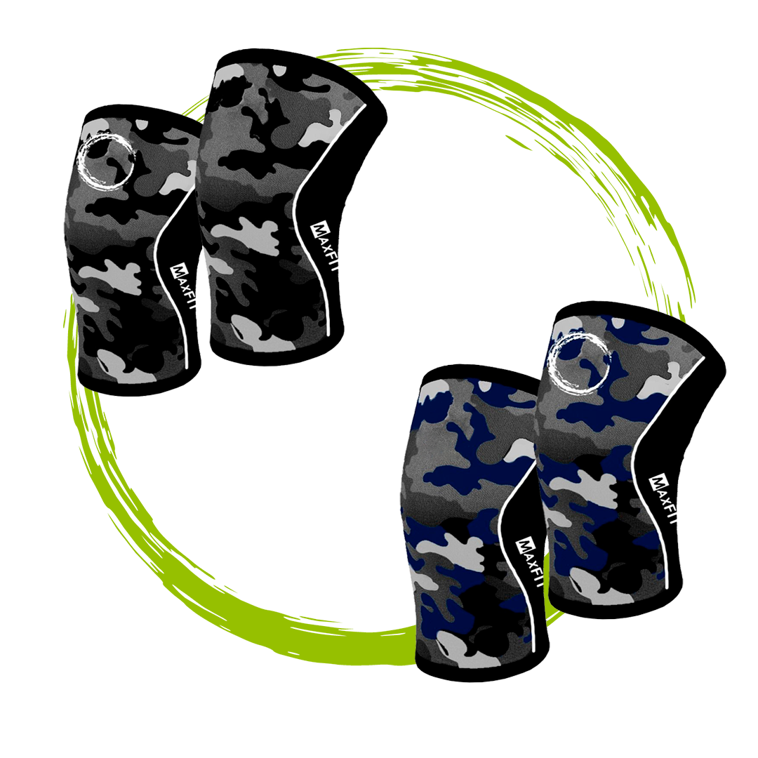 Rodilleras Elasticas De Neopreno Crossfit -gym Maxfit Gm424
