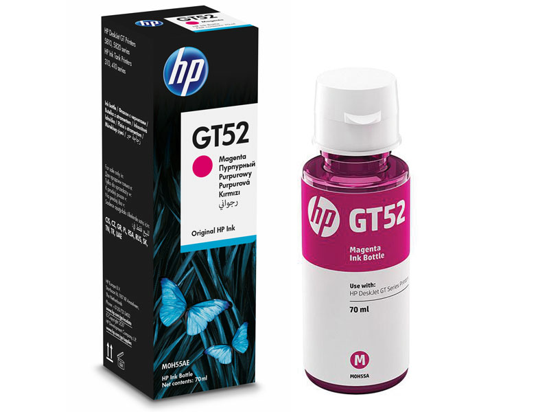 Botella de Tinta HP GT52 Magenta Original  