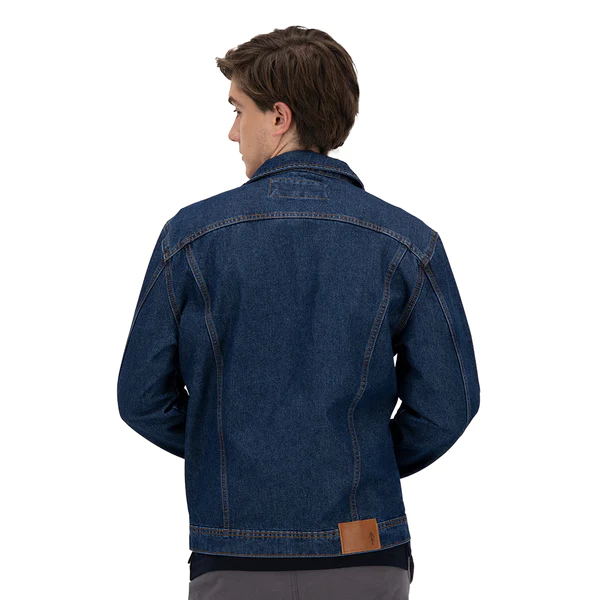 Chamarra de Mezclilla Premium - Blue Navy Fire Holstone Hombre