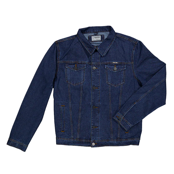 Chamarra de Mezclilla Premium - Blue Navy Fire Holstone Hombre