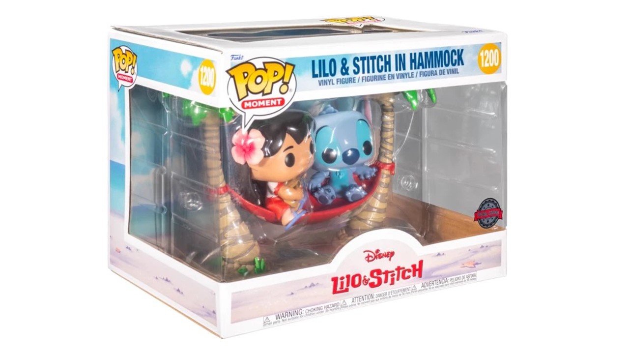 Funko Pop! Moment Lilo & Stitch in hammock SE