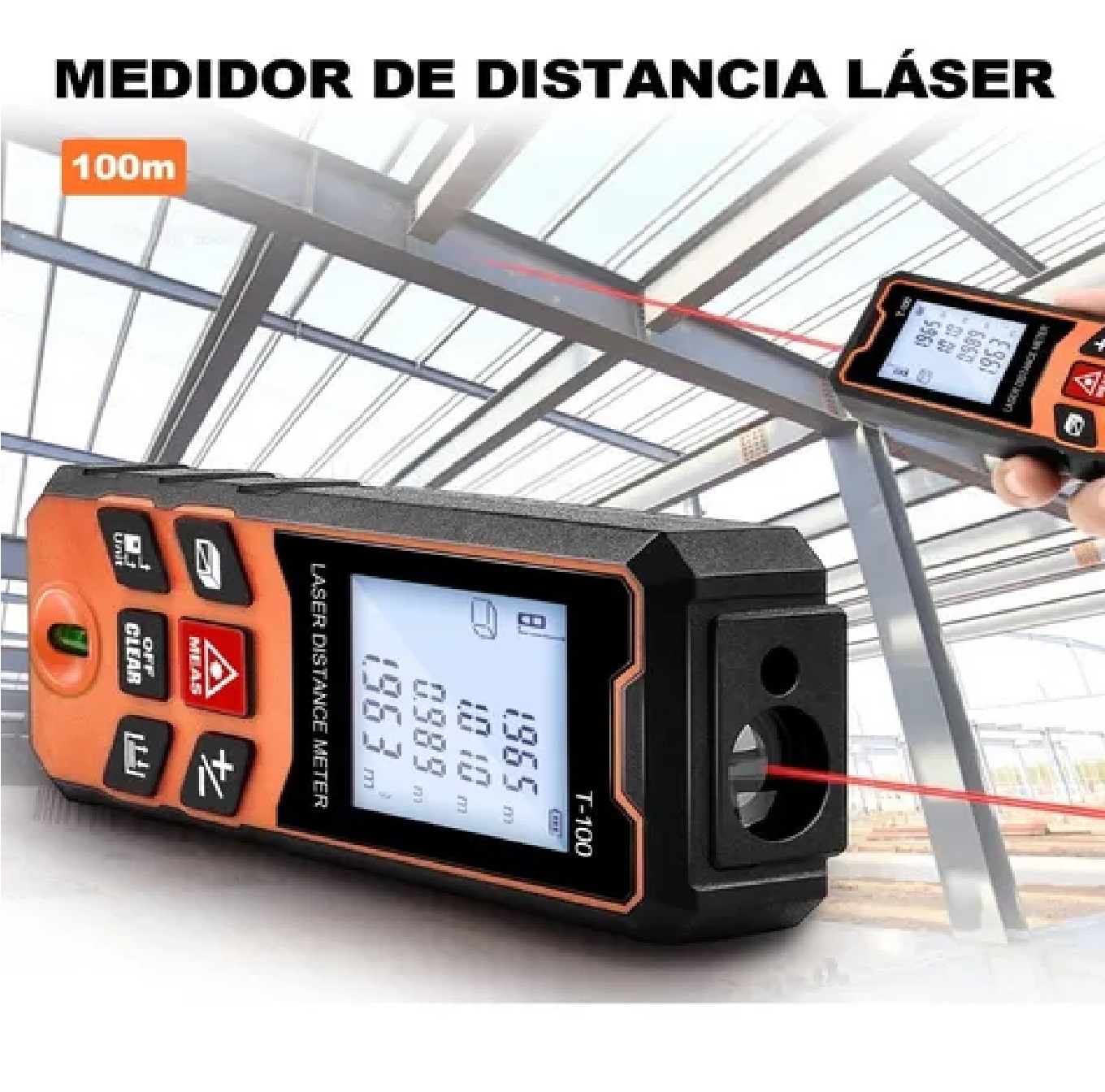 Telemetro Medidor Laser Distanciometro 100m Distancia
