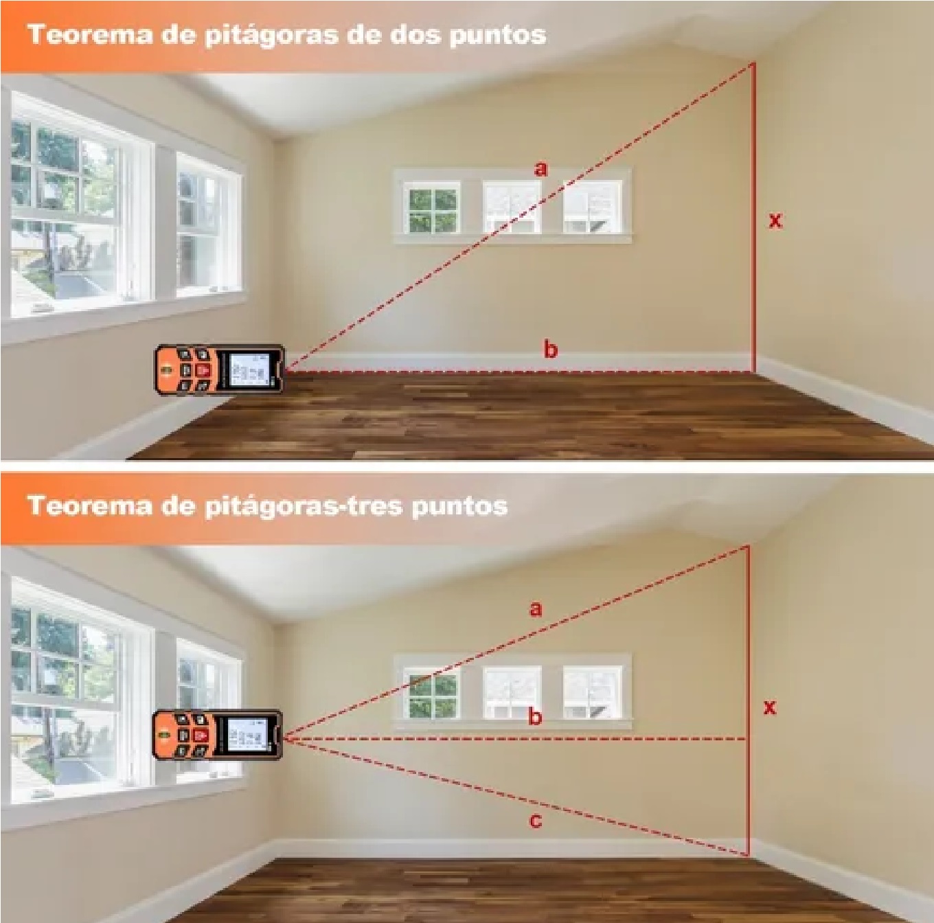 Telemetro Medidor Laser Distanciometro 100m Distancia