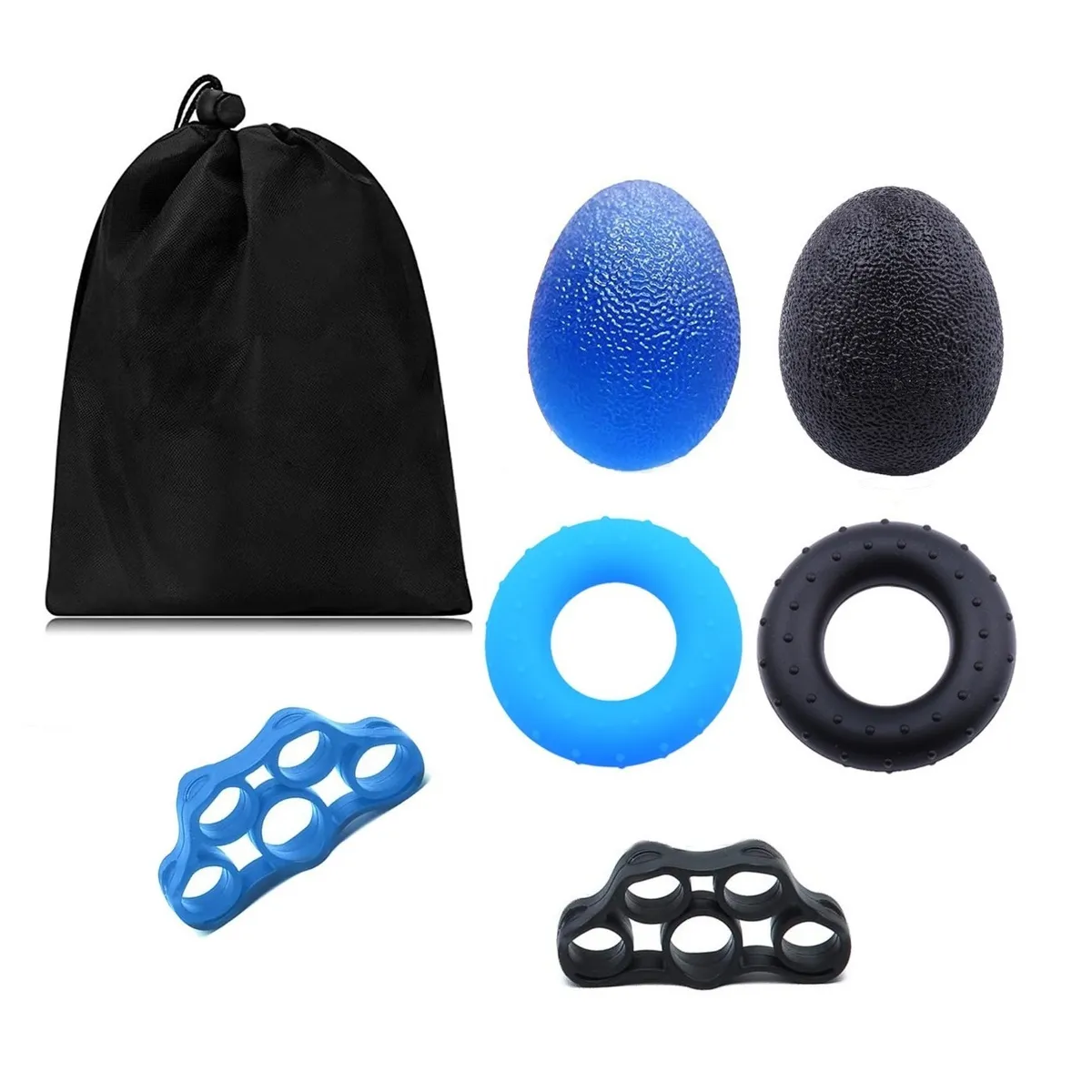 Ejercitador De Mano Y Dedos Kit, Pelota Antiestrés, 6 Piezas