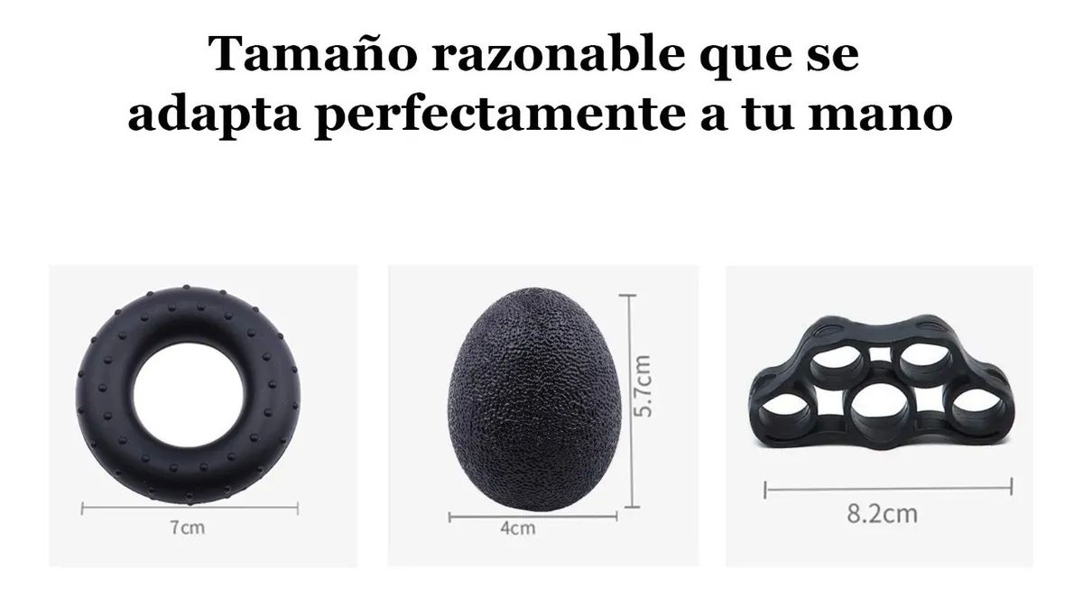 Ejercitador De Mano Y Dedos Kit, Pelota Antiestrés, 6 Piezas