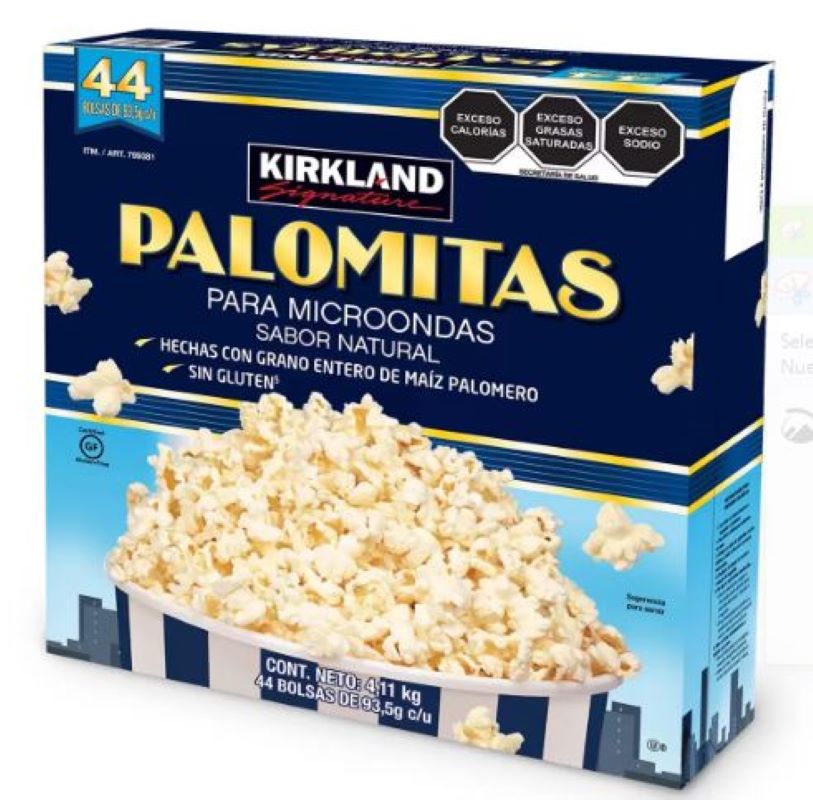 Palomitas Naturales KIRKLAND 799381 44 Pzas 