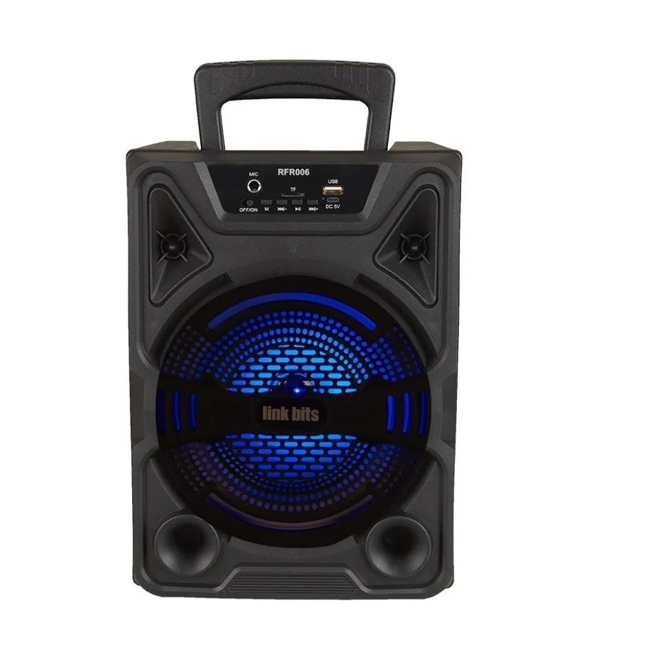 Bocina Bluetooth 8 Pulgadas Recargable Usb Micro Sd VA880T Link Bits