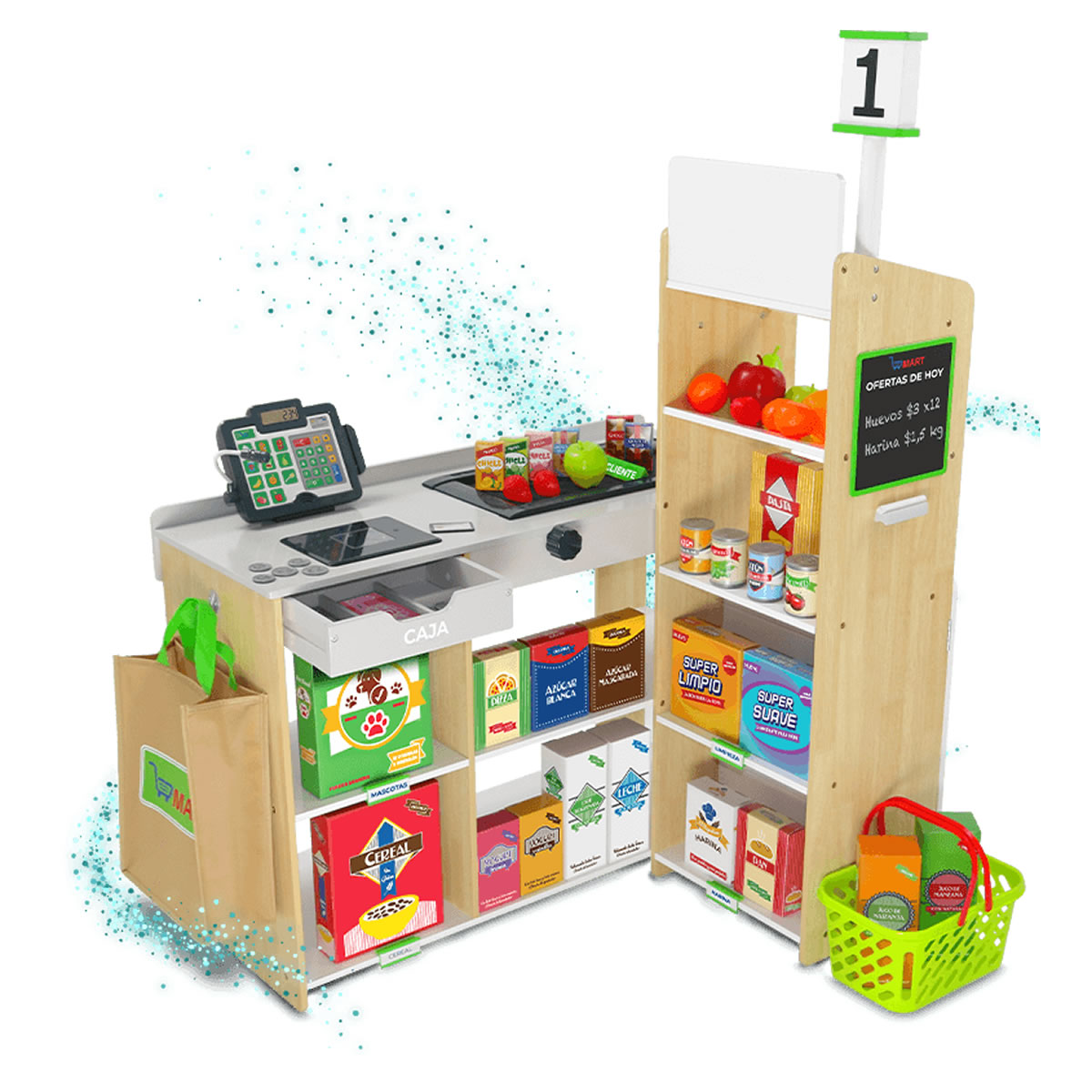 Juego De Supermercado Con Accesorios Member's Mark 34044 SMS