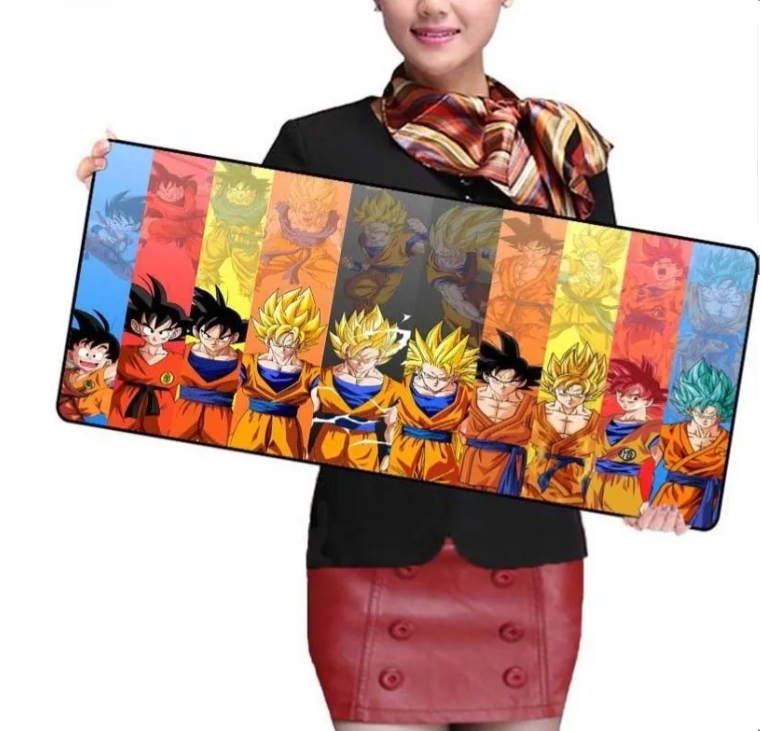 Mousepad Grande Dragon Ball Goku Evolucion Edicion Especial