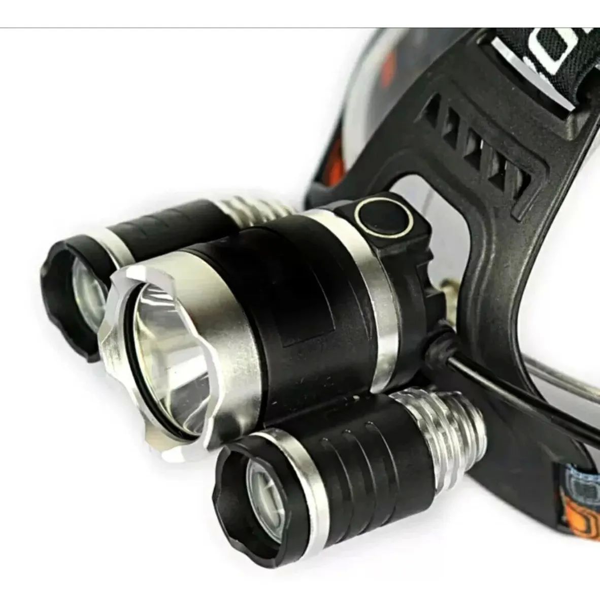 Lampara Minera 5000 Lumens 3 Cree Led Recargable