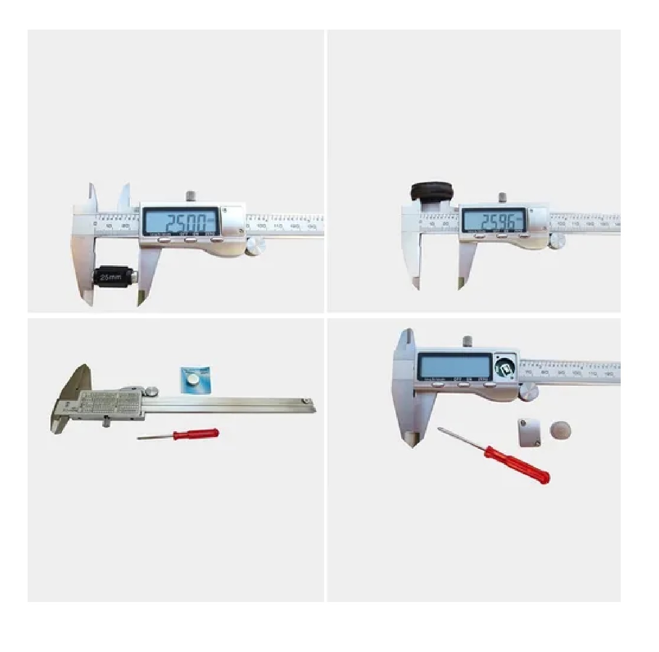Calibrador Vernier Electrónico Digital De Acero Inoxidable