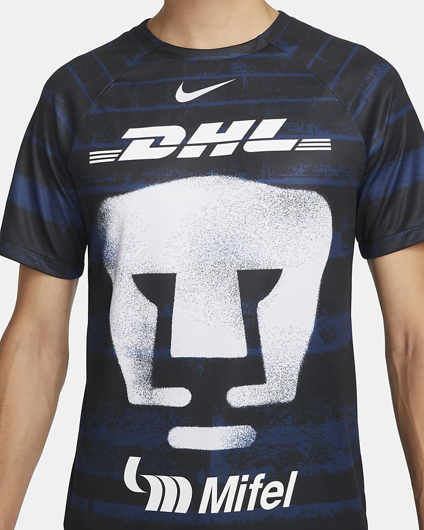 Jersey Nike Pumas UNAM Pre Match 2022-23 - Gradas Olímpico Universitario