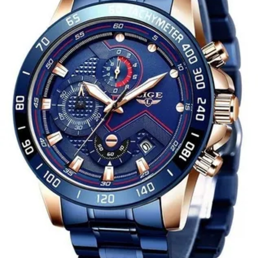 Lige - Reloj Deportivo Impermeable Para Hombre